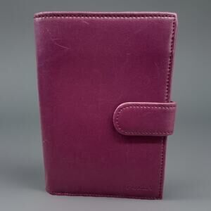 Furla Leather Wine Red Snap Wallet